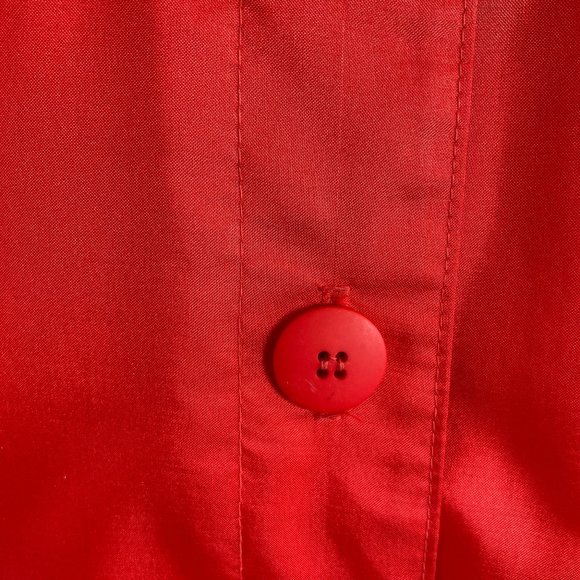 Cheerful Tangerine Hooded Raincoat Maxi - Picture 9 of 11